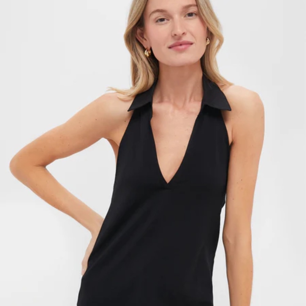 Tuckernuck Black Halter Top